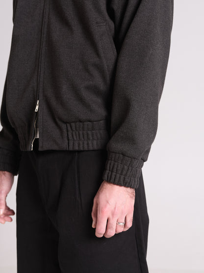 HERRINGBONE BLOUSON | MIDNIGHT BLACK