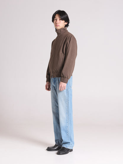 HERRINGBONE BLOUSON | MOCHA BROWN
