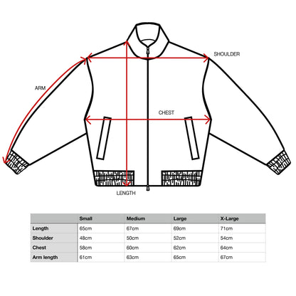 HERRINGBONE DUAL ZIP BLOUSON