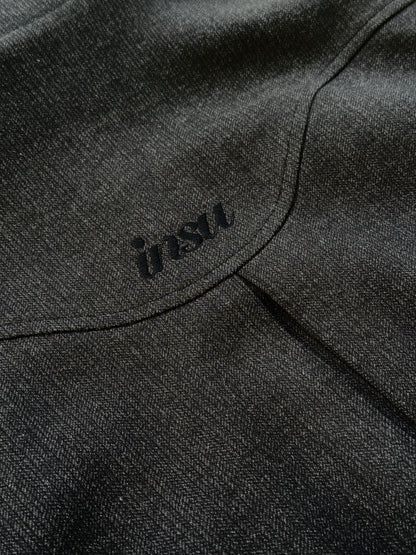 HERRINGBONE DUAL ZIP BLOUSON | MIDNIGHT